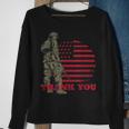 American Flag Thank You Veterans Proud Veteran V4 Sweatshirt Gifts for Old Women