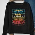 April 1989 The Man Myth Legend 34 Year Old Birthday Gift Sweatshirt Gifts for Old Women