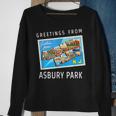 Asbury Park New Jersey Nj Travel Souvenir Gift Postcard Sweatshirt Gifts for Old Women