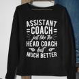 Assistant Coach Assistant Coaching Assistant Coaches Sweatshirt Gifts for Old Women