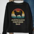 Australian Shepherd Dad Gift For Men Aussie Dog Vintage Sweatshirt Gifts for Old Women