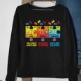 Autism Awareness Puzzle Chemical Elements Sweatshirt Gifts for Old Women