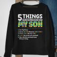 Autism Awareness Support Autism Son Kids Mom Dad Men Women Sweatshirt Gifts for Old Women