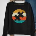 Autism Awareness Vintage 70S 80S Autism Puzzle Mom Dad Sweatshirt Gifts for Old Women