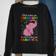 Autism Elephant What Makes You Different Makes You Beautiful Sweatshirt Gifts for Old Women