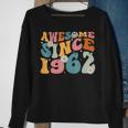 Awesome Since 1962 61St Birthday Retro Gifts Born In 1962 Sweatshirt Gifts for Old Women