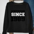 Awesome Since 1989 Sweatshirt Gifts for Old Women