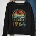 Awesome Since August 1964 Vintage 58Th Birthday For Men Sweatshirt Gifts for Old Women