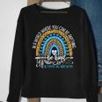 Be Kind Autism Awareness Leopard Rainbow Choose Kindness Sweatshirt Gifts for Old Women