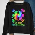 Be Kind Puzzle Tie Dye Autism Awareness Toddler Kids Sweatshirt Gifts for Old Women