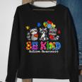 Be Kind Raccoon Puzzle Pieces Funny Autism Awareness Gifts Sweatshirt Gifts for Old Women
