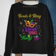 Beads And Bling Its A Mardi Gras Thing Beads Bling Festival Sweatshirt Gifts for Old Women
