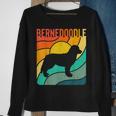 Bernedoodle Vintage Retro Dog Lover Mom Dad Gift Sweatshirt Gifts for Old Women