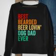 Best Bearded Beer Lovin’ Dog Dad Ever Vintage Sweatshirt Gifts for Old Women