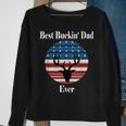 Best Buckin Dad Ever Funny Gift Deer Hunter Cool Hunting Gift For Mens Sweatshirt Gifts for Old Women