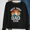 Best Dog Dad Ever Corgi Retro Vintage Sweatshirt Gifts for Old Women
