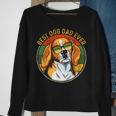 Best Dog Dad Ever Retro Vintage Beagle Dog Lover Gift Gift For Mens Sweatshirt Gifts for Old Women