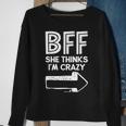 Best Friend Bff Part 1 Of 2 Funny Humorous Sweatshirt Gifts for Old Women