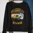 Best Horse Dad Ever Vintage Fathers Day Sweatshirt Gifts for Old Women