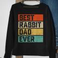 Best Rabbit Dad Ever Funny Rabbits Men Father Vintage Sweatshirt Gifts for Old Women