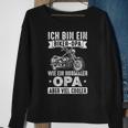 Biker-Opa Wie Normaler Opa Aber Viel Cooler Motorrad Sweatshirt Geschenke für alte Frauen