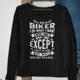 Biker Outfit Funny Motorcycle Quotes Accessories For Men Sweatshirt Gifts for Old Women