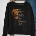 Black History Month - African Woman Afro I Am The Storm Sweatshirt Gifts for Old Women