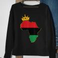 Black King Queen Couple Matching African American Valentine Sweatshirt Gifts for Old Women