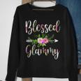 Blessed Glammy Floral For Women Mothers Day Grandma Sweatshirt Gifts for Old Women