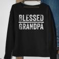 Blessed Grandpa Dad Granddad Fathers Day Funny Vintage Sweatshirt Gifts for Old Women