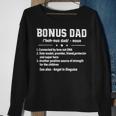 Bonus Dad Noun Connected By Love Not Dna Role Model Provider Sweatshirt Gifts for Old Women
