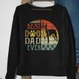 Boston Terrier Best Dog Dad Ever Vintage Fathers Day Retro Sweatshirt Gifts for Old Women