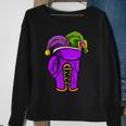 Boxing Sports Lover Mardi Gras Carnival Party Jester Sweatshirt Gifts for Old Women