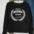 Brown Custom Name Funny Saying Personalized Names Gifts Sweatshirt Gifts for Old Women
