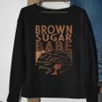 Brown Sugar Babe Black History Queen Melanin Afro African Sweatshirt Gifts for Old Women