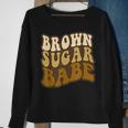 Brown Sugar Babe Proud African American Black History Month Men Women Sweatshirt Graphic Print Unisex Gifts for Old Women