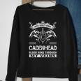 Cadenhead Blood Runs Through My Veins Sweatshirt Gifts for Old Women