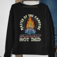 Campfire Master Smoking Hot Dadbod Vintage Distressed Retro Sweatshirt Gifts for Old Women