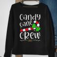 Candy Cane Crew Funny Christmas Candy Lover X-Mas Men Women Sweatshirt Graphic Print Unisex Gifts for Old Women