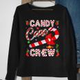 Candy Cane Crew Funny Christmas Candy Lover X Mas Pajama Men Women Sweatshirt Graphic Print Unisex Gifts for Old Women