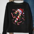 Candy Cane Merry And Bright Red And White Candy Costume Men Women Sweatshirt Graphic Print Unisex Gifts for Old Women