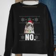 Cat No Grumpy Xmas Cats No Ugly Christmas Funny Gift Cute Gift Sweatshirt Gifts for Old Women