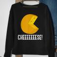Cheeeeese Ironisches Zitat Käserei Bio-Lebensmittel Sweatshirt Geschenke für alte Frauen