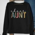Cheer Aunt Leopard Cheerleading Props Cute Cheer For Coach Sweatshirt Gifts for Old Women