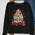 Christmas Cat Meowy Christmas Merry Catmas Christmas Men Women Sweatshirt Graphic Print Unisex Gifts for Old Women