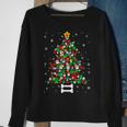 Christmas Cute Dog Paws Xmas Tree Funny Dog Puppy Owner Men Women Sweatshirt Graphic Print Unisex Gifts for Old Women