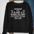 Cincinnati Ohio Ort Zum Besuchen Bleiben Usa City Sweatshirt Geschenke für alte Frauen