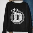 Cool Abc Name Letter D Character D Case Alphabetical D Sweatshirt Gifts for Old Women