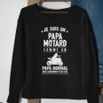 Cooler Biker Papa Herren Sweatshirt, Einzigartiges Motorradfahrer Design Geschenke für alte Frauen