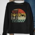 Corgi Best Dog Dad Ever Vintage Fathers Day Retro Sweatshirt Gifts for Old Women